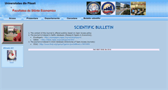 Desktop Screenshot of economic.upit.ro
